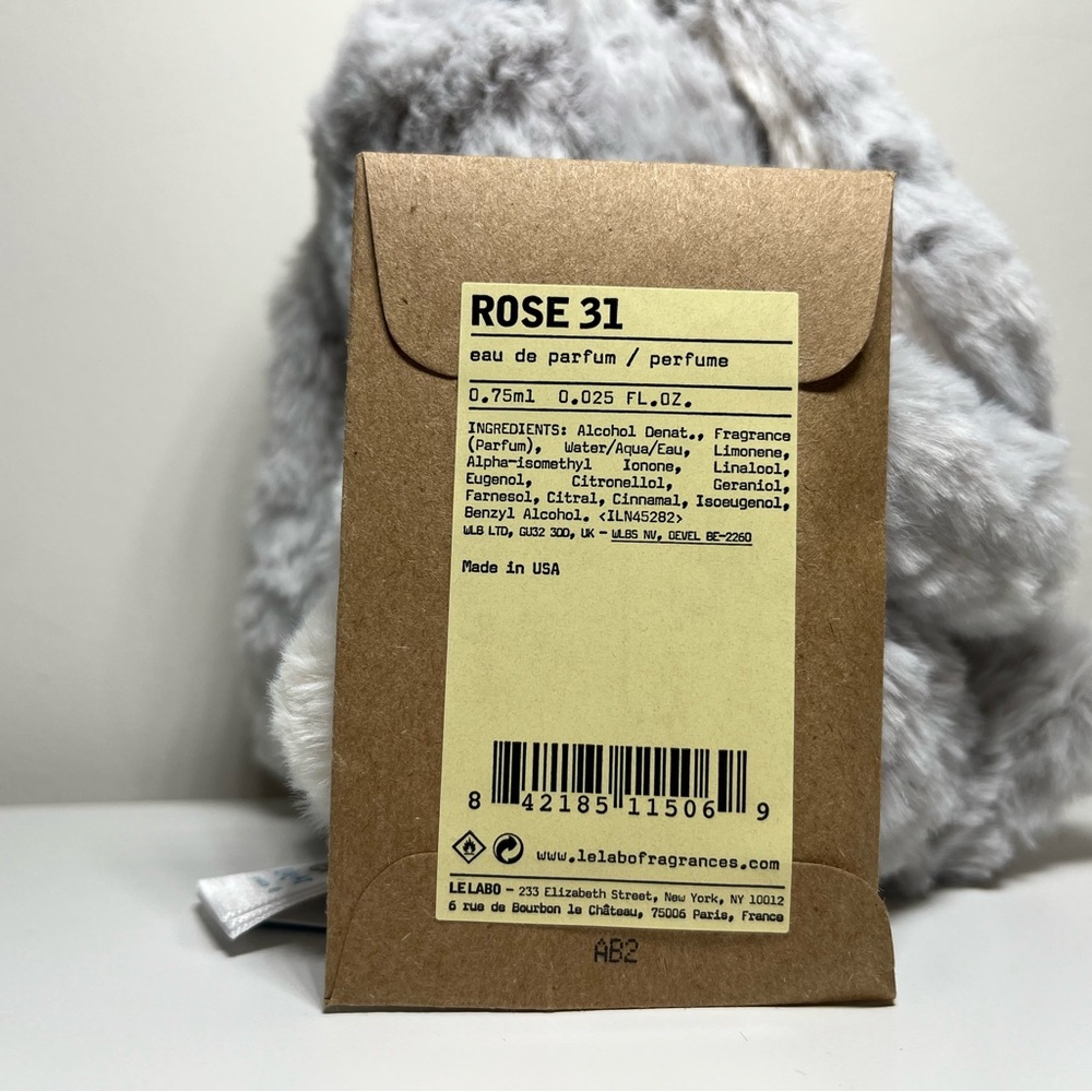 Le Labo Rose 31 sample